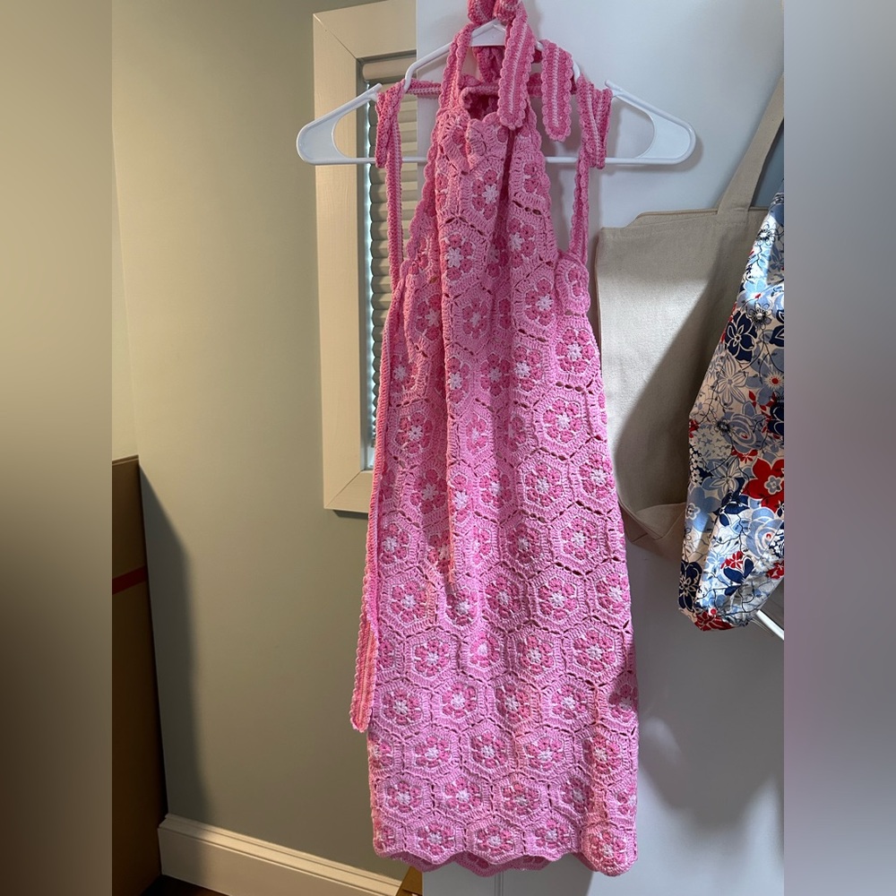 Show Me Your MuMu Pink Backless Dress